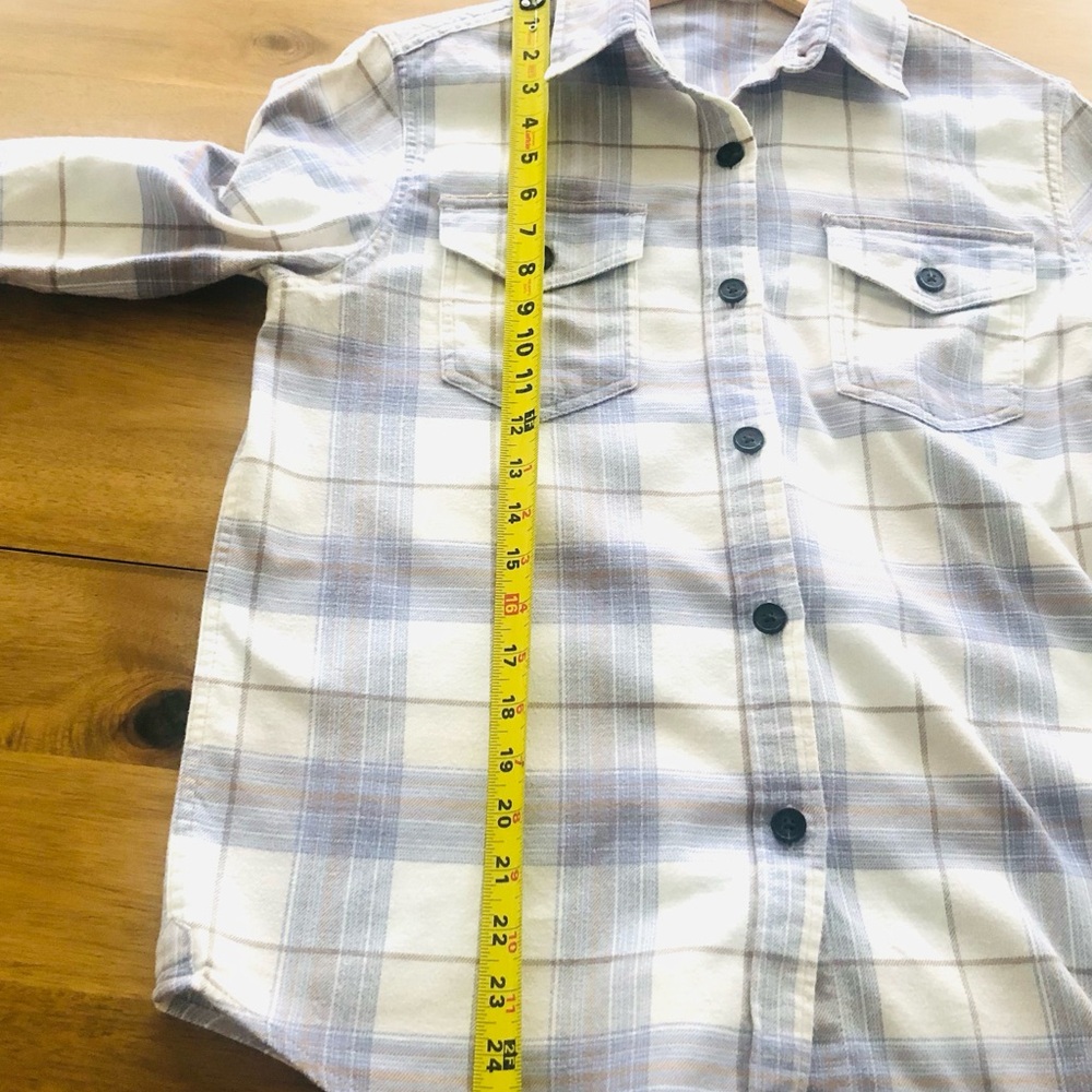 Organic Cotton Flannel Plaid Shirt - Picture 9 of 10